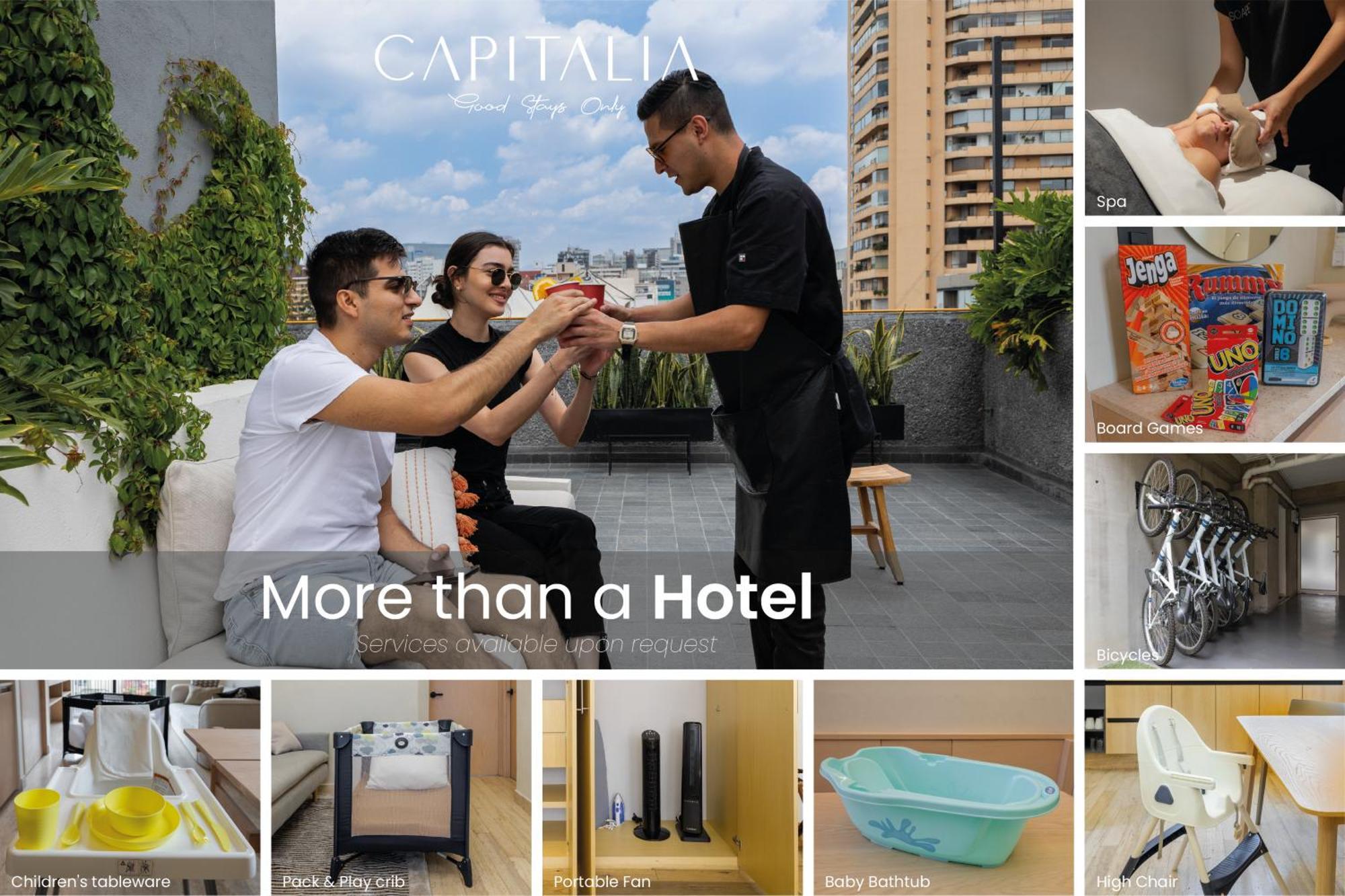 Capitalia - Luxury Apartments - Homero 墨西哥城 客房 照片